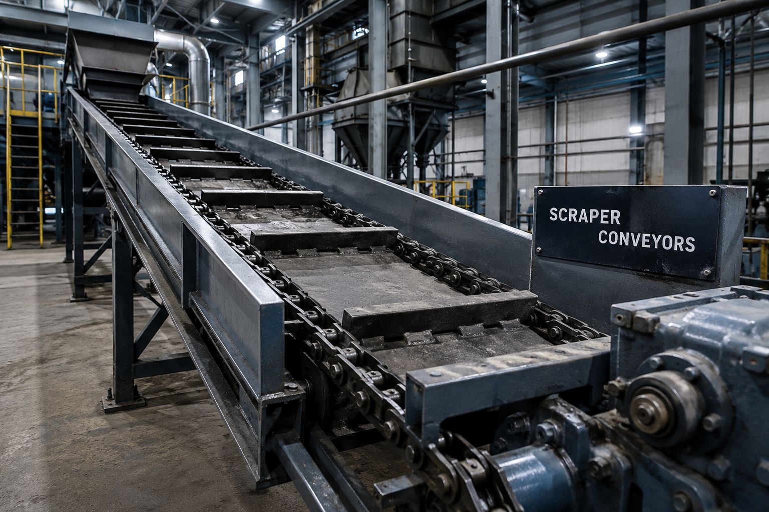 Wet Scraper Chain Conveyors